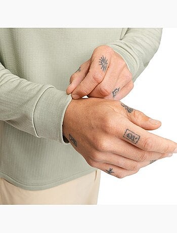 Pullover a mezza zip da bikepacking da uomo ciclismo uomo journey light