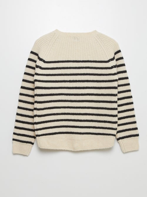 Pullover a righe con scollo tondo - So Easy - Kiabi