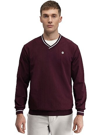 Pullover antivento da golf uomo golf uomo stinger cherry