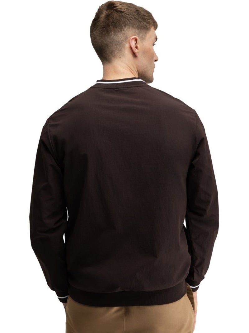 Pullover antivento da golf uomo golf uomo stinger dark Marrone - Kiabi