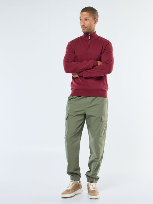 Pullover collo a camionista in maglia - Kiabi