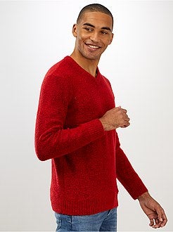 Pullover collo a V - Kiabi