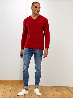 Pullover collo a V - Kiabi