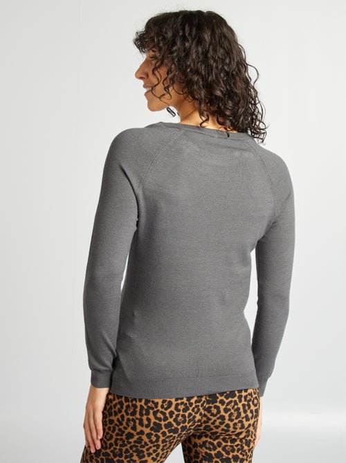 Pullover con apertura con zip da allattamento apertura con zip - Kiabi