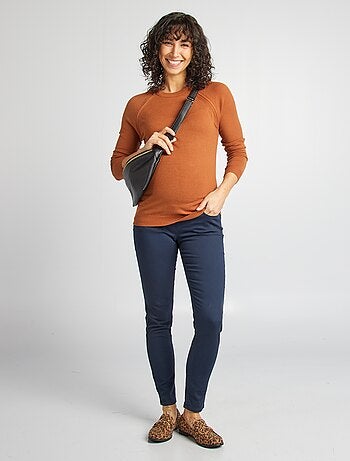 Pullover con apertura con zip da allattamento apertura con zip