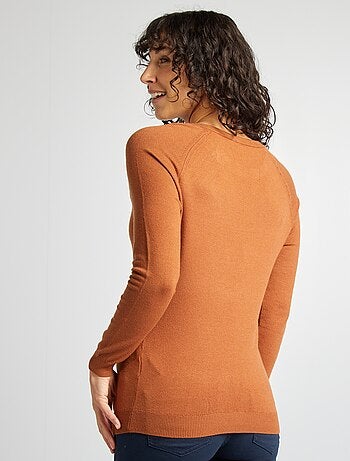 Pullover con apertura con zip da allattamento apertura con zip