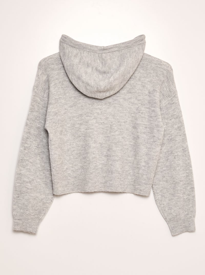 Pullover con cappuccio 'JDY' GRIGIO - Kiabi