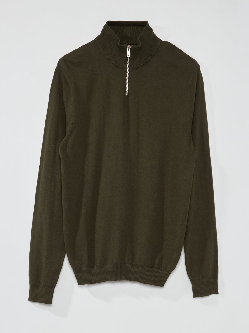 Pullover con collo a lupetto 'Produkt' KAKI - Kiabi