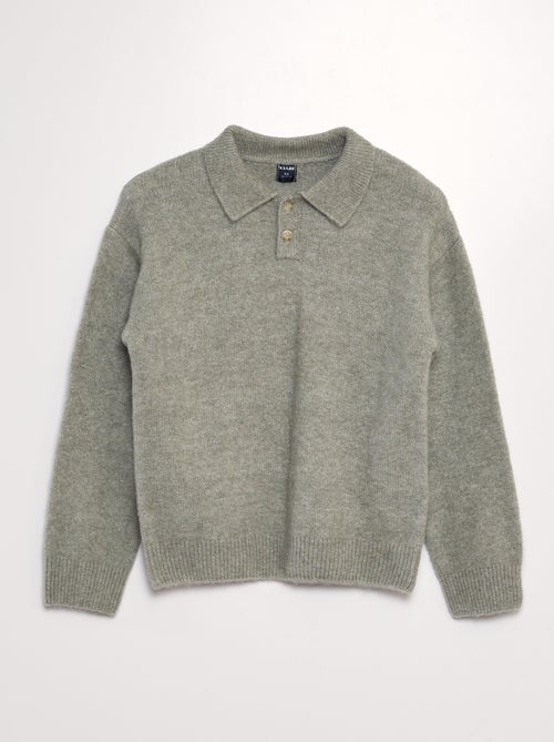 Pullover con collo polo - Kiabi