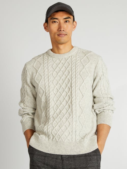 Pullover con trecce - Kiabi