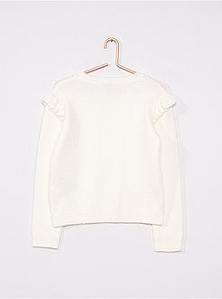 Pullover con volant - Kiabi