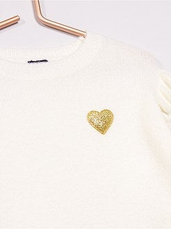 Pullover con volant - Kiabi