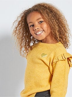 Pullover con volant - Kiabi