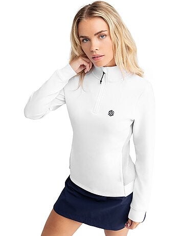 Pullover da golf da donna con cerniera zip a 1/4 golf donna caddy