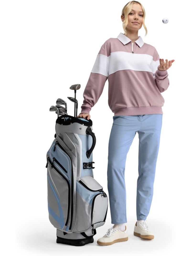 Pullover da golf donna golf donna eagle-w Rosa - Kiabi