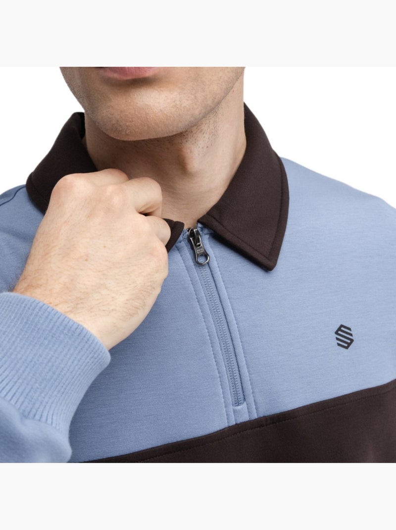 Pullover da golf uomo golf uomo eagle Blu - Kiabi