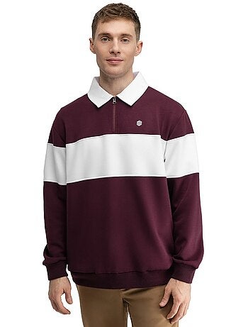 Pullover da golf uomo golf uomo eagle cherry