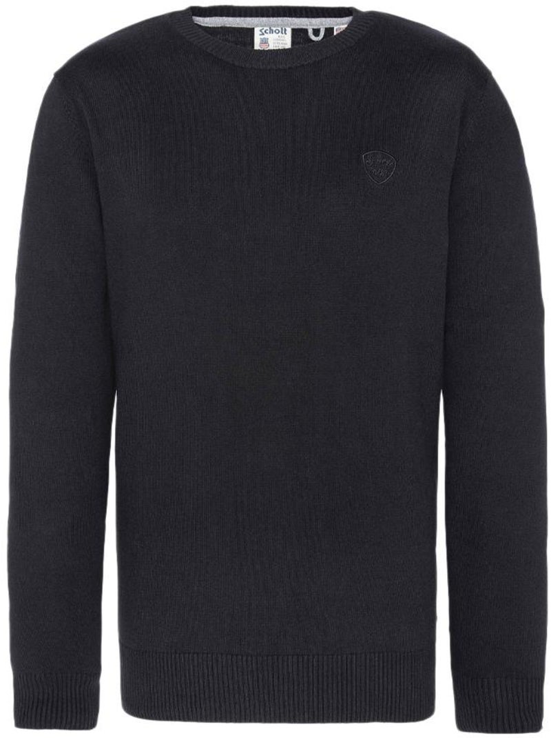 Pullover da Uomo Schott Nero - Kiabi