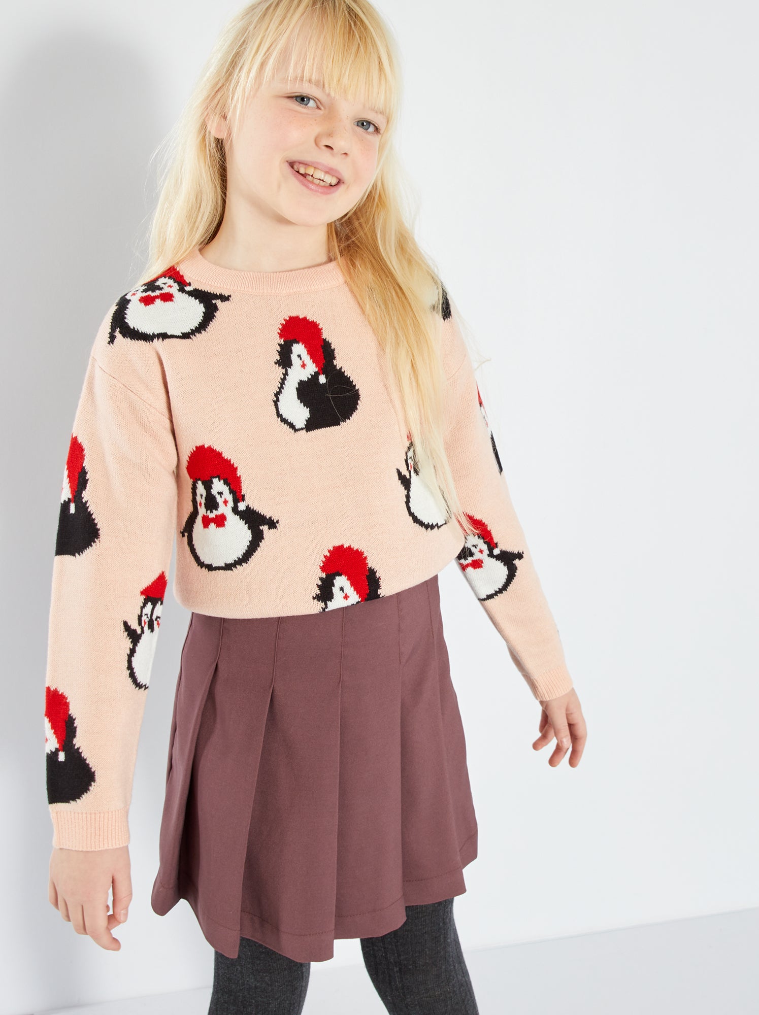 Gocco Jungen Jersey Pinguino Pullover – Langärmlig, Gemütlich, Modell W92JJECA401