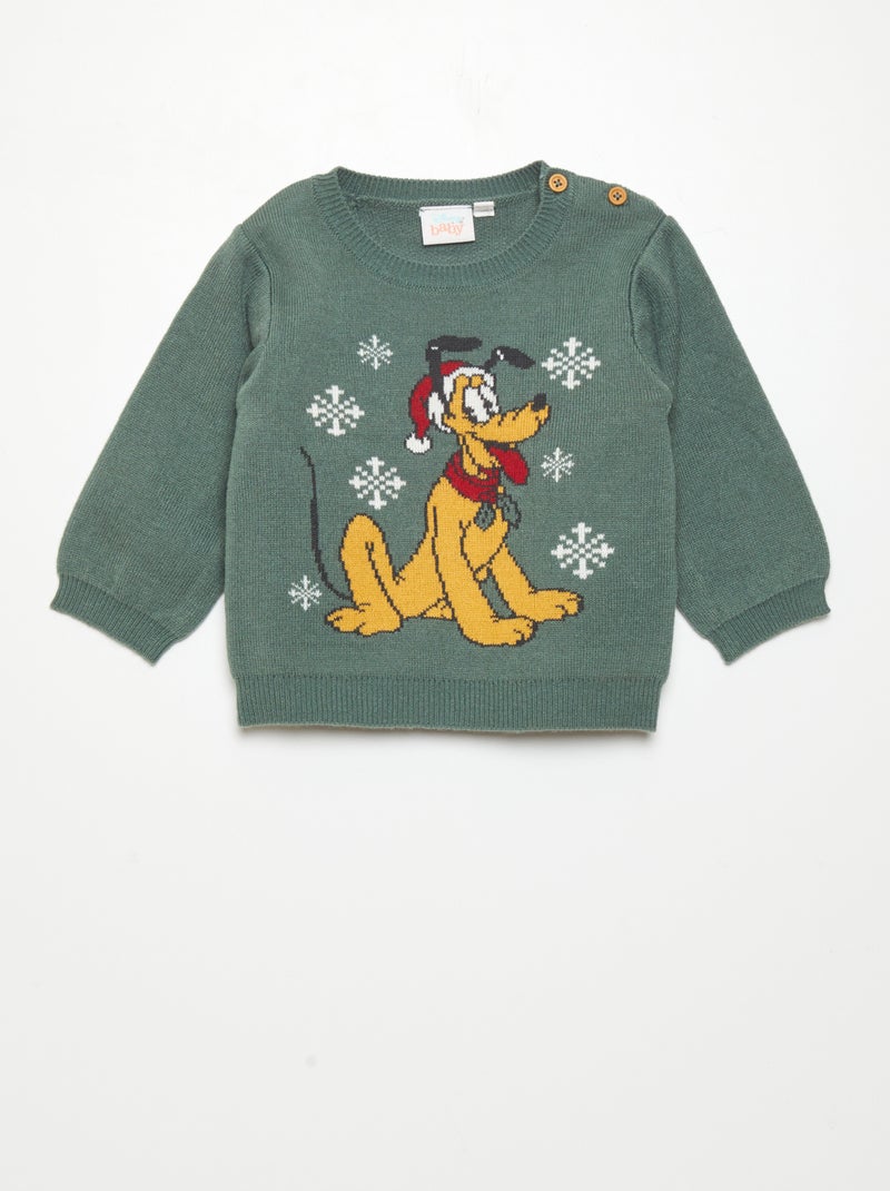 Pullover di Natale 'Disney' VERDE - Kiabi