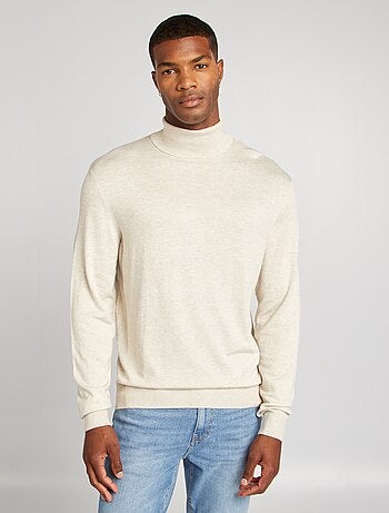 Pullover dolcevita in maglia leggera