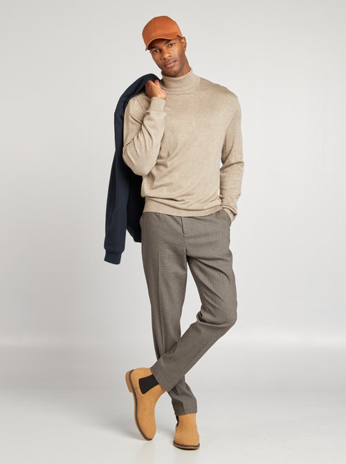 Pullover dolcevita in maglia leggera - Kiabi