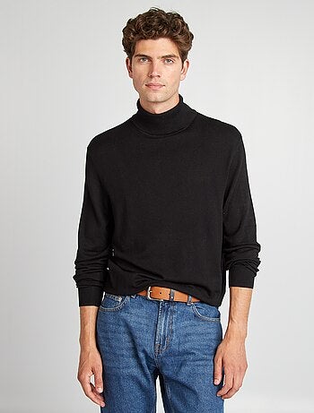 Pullover dolcevita in maglia leggera