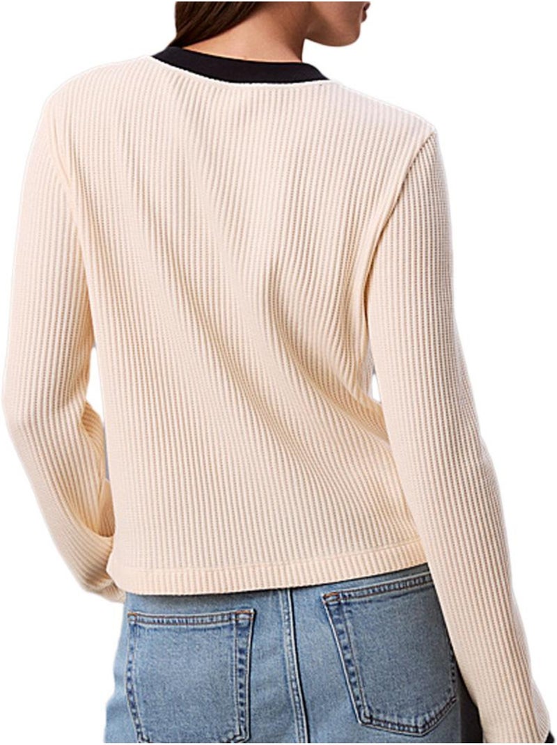 Pullover Donna Calvin Klein Jeans in Beige - Kiabi