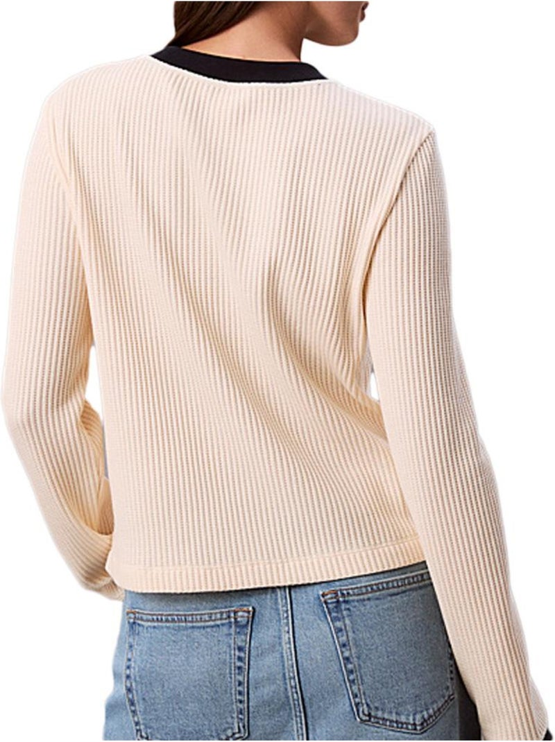 Pullover donna calvin klein jeans in Beige - Kiabi