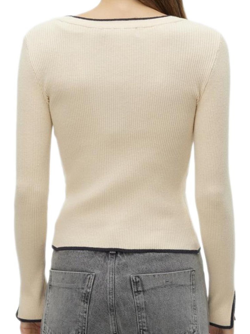 Pullover Donna Vero Moda Beige - Kiabi