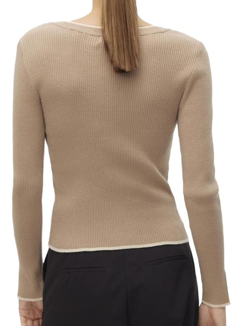 Pullover donna vero moda Beige - Kiabi
