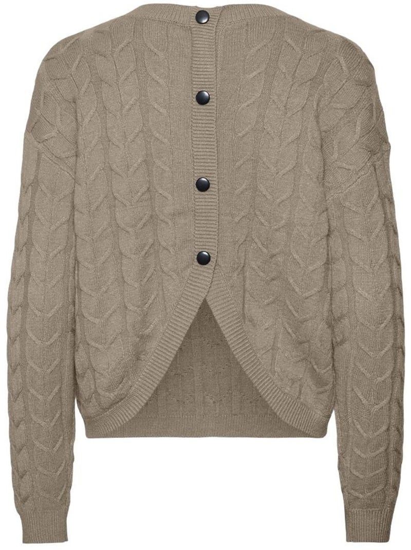 Pullover donna vero moda color Marrone cappuccino - Kiabi