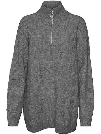 Vero Moda Maglione Donna con Zip 1/4