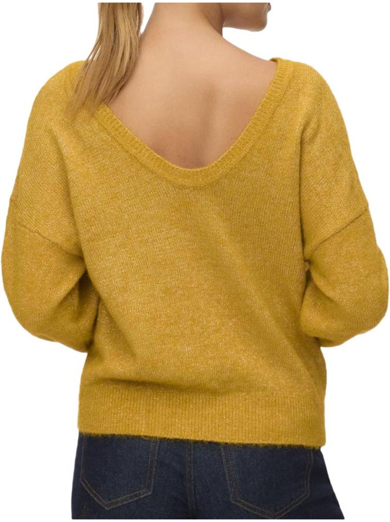 Pullover donna vero moda Giallo - Kiabi