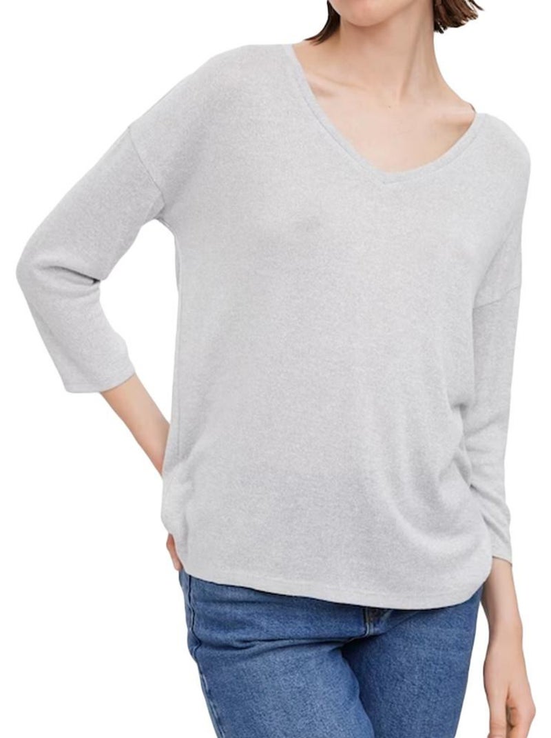 Pullover donna vero moda Grigio argentato - Kiabi