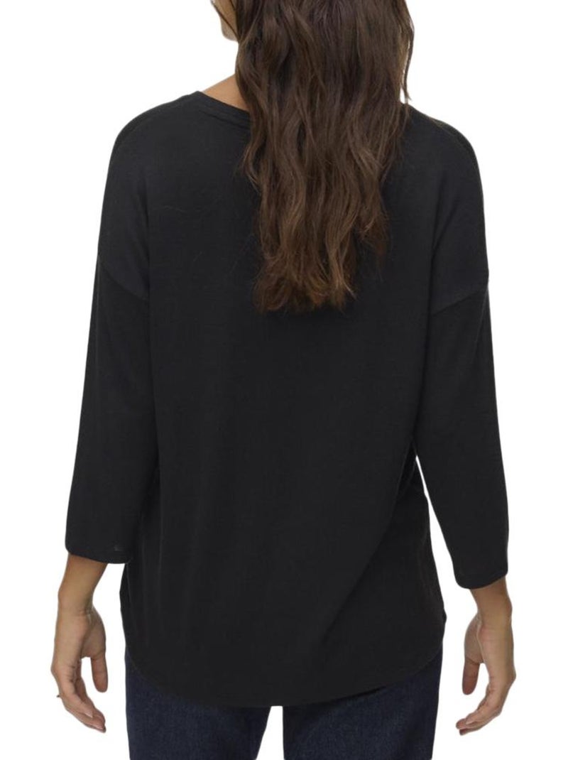 Pullover Donna Vero Moda Nero - Kiabi