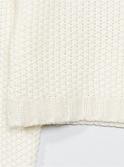 Pullover effetto uncinetto - Kiabi