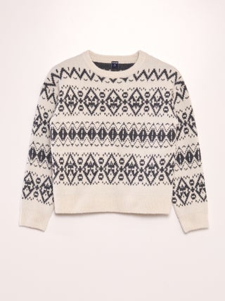 Pullover in jacquard