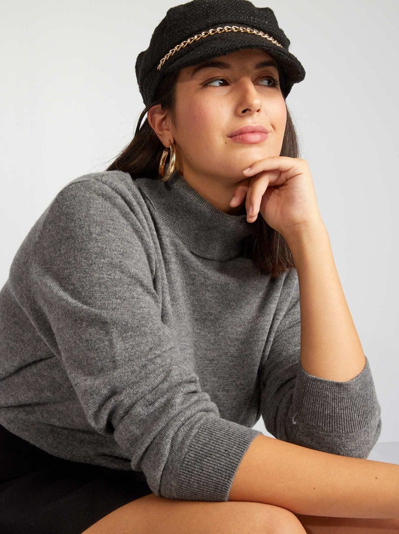 Pullover in lana GRIGIO - Kiabi