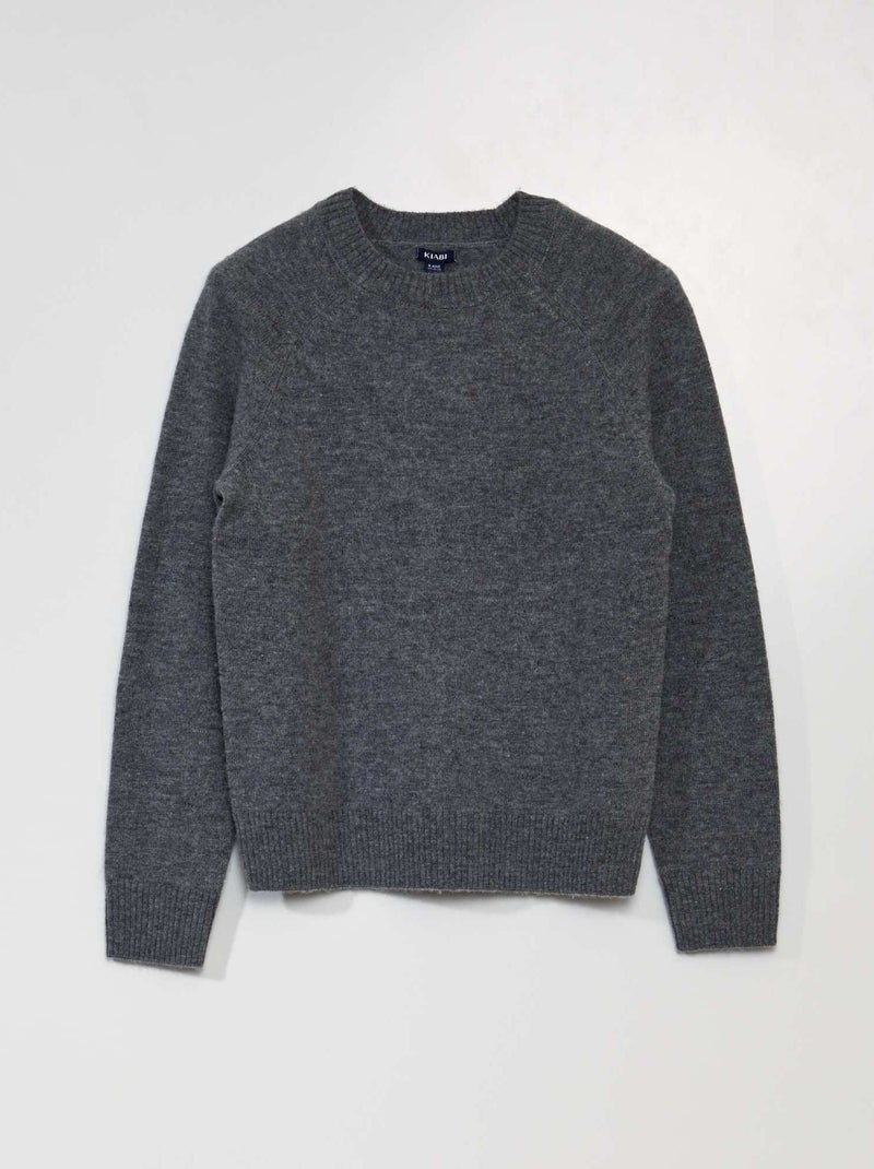 Pullover in lana GRIGIO - Kiabi