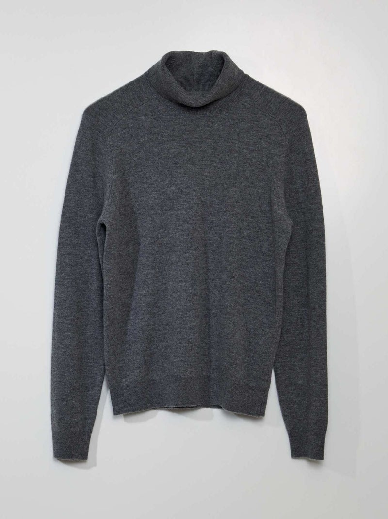 Pullover in lana GRIGIO - Kiabi
