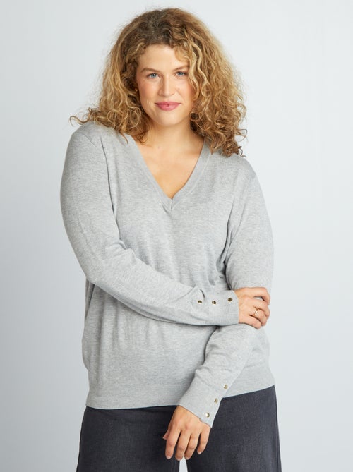 Pullover in maglia a coste - Kiabi