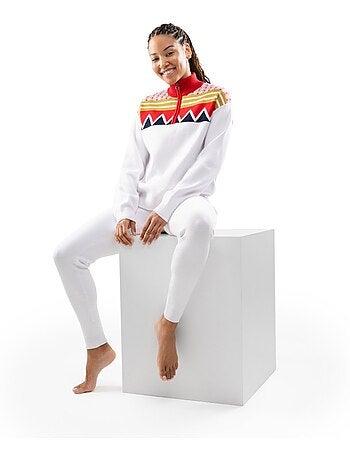 Pullover in maglia a mezza zip donna donna sapporo-w