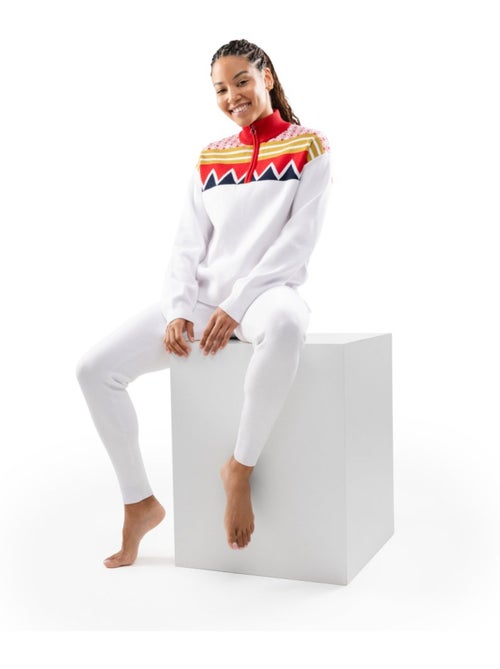 Pullover in maglia a mezza zip donna donna sapporo-w - Kiabi