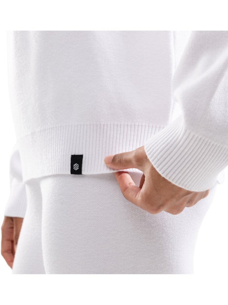 Pullover in maglia a mezza zip donna donna sapporo-w Bianco - Kiabi