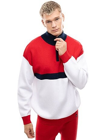 Pullover in maglia a mezza zip uomo uomo sapporo