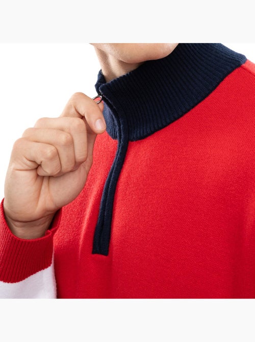 Pullover in maglia a mezza zip uomo uomo sapporo - Kiabi