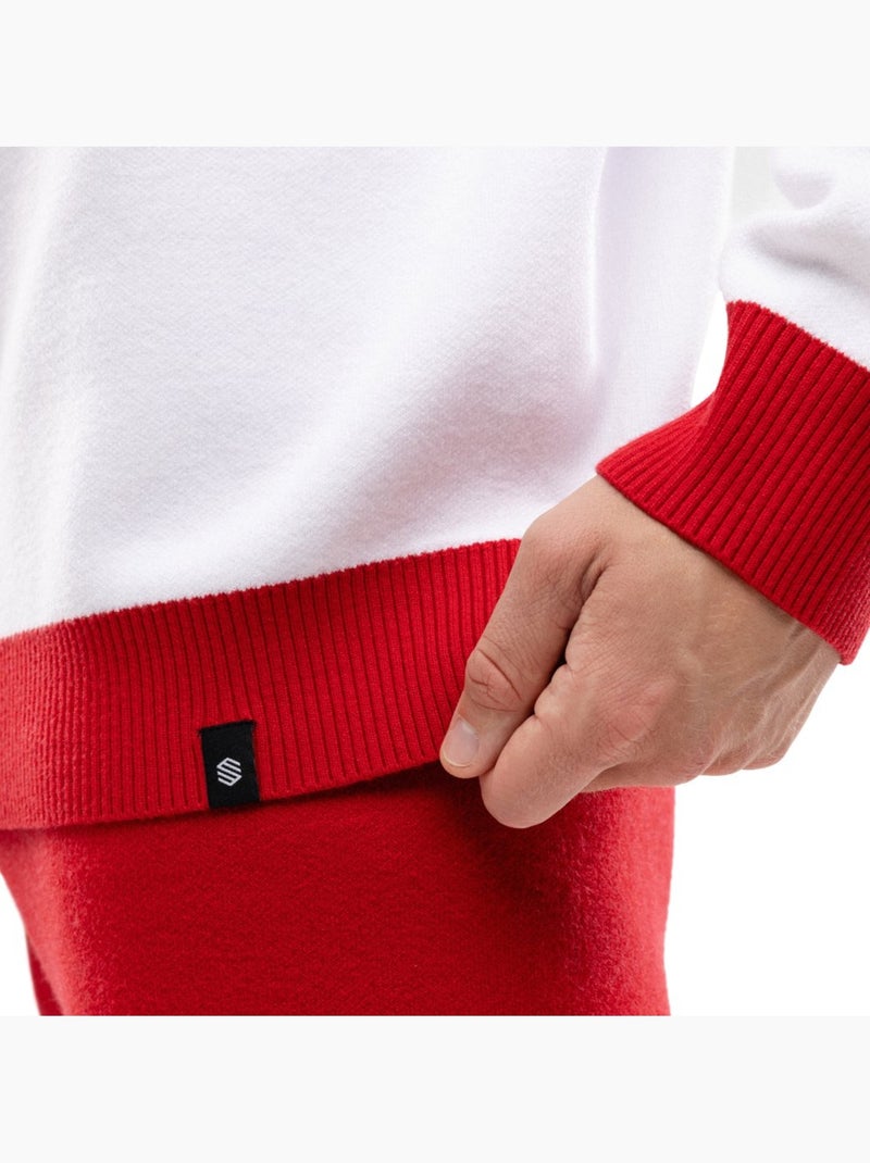 Pullover in maglia a mezza zip uomo uomo sapporo Rosso - Kiabi
