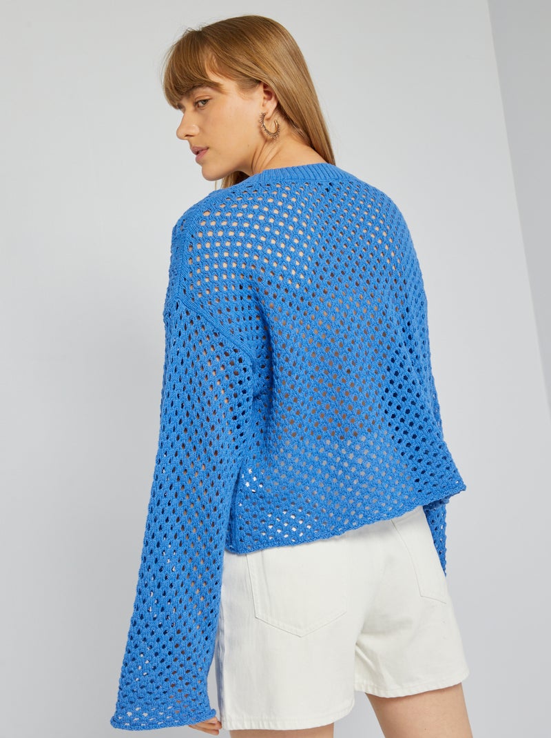 Camicia oversize in cotone - A maniche lunghe - Lunghezza normale Camicia oversize in cotone - A maniche lunghe - Lunghezza normale