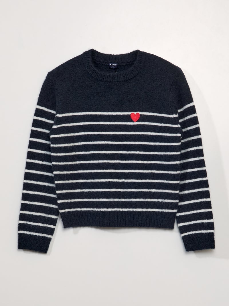 Pullover in maglia BLU - Kiabi